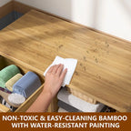 Meuble de rangement sur pied pour salle de bain VEIKOUS avec 4 tiroirs