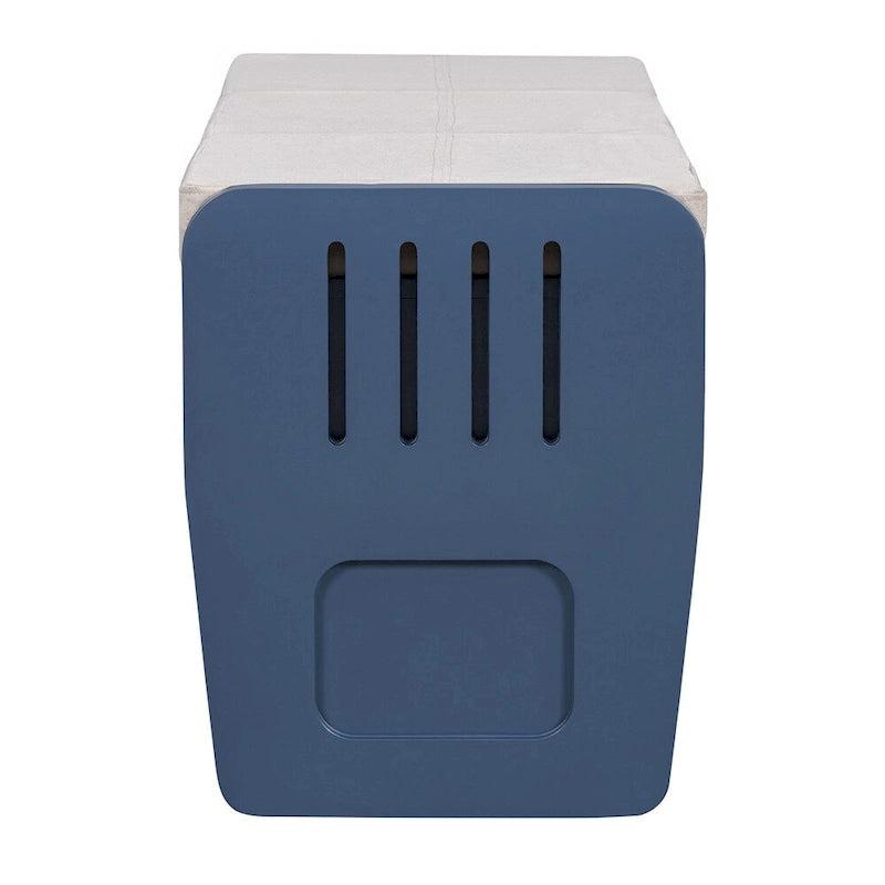 Banc de rangement rustique avec 2 tiroirs, espace de rangement dissimulé, banc à chaussures