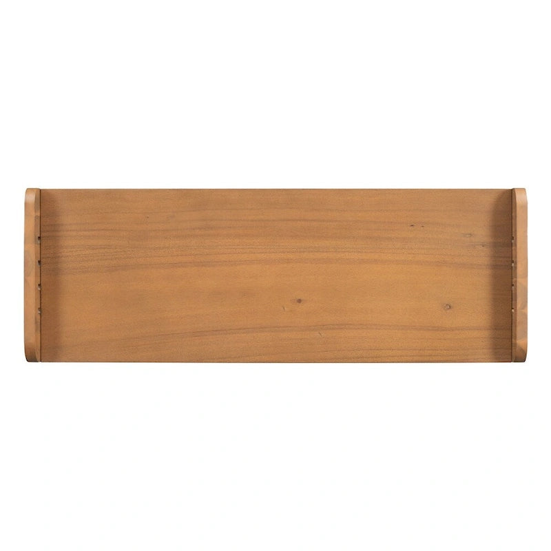 Banc de rangement rustique avec 2 tiroirs, espace de rangement dissimulé, banc à chaussures