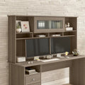 Gris cendré / Gris chiné / Blanc / Gris moderne – Armoire de rangement de bureau, 1 personne