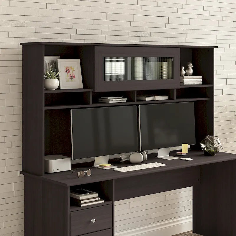 Gris cendré / Gris chiné / Blanc / Gris moderne – Armoire de rangement de bureau, 1 personne