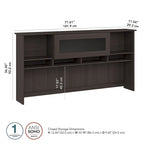 Gris cendré / Gris chiné / Blanc / Gris moderne – Armoire de rangement de bureau, 1 personne