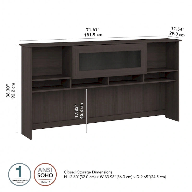 Gris cendré / Gris chiné / Blanc / Gris moderne – Armoire de rangement de bureau, 1 personne