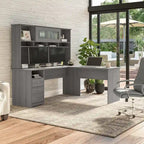 Gris cendré / Gris chiné / Blanc / Gris moderne – Armoire de rangement de bureau, 1 personne