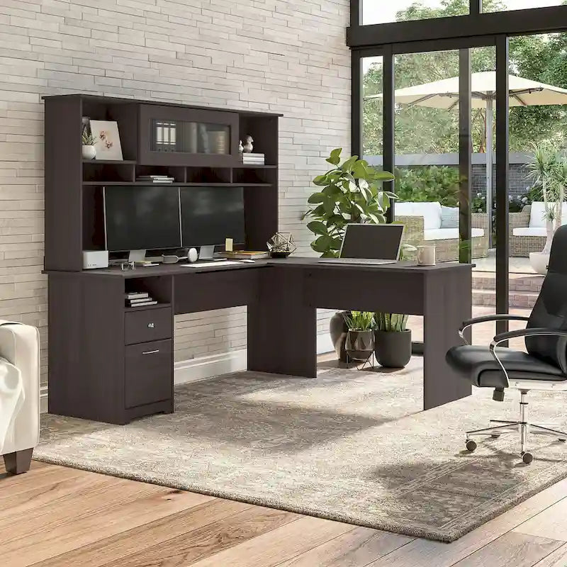 Gris cendré / Gris chiné / Blanc / Gris moderne – Armoire de rangement de bureau, 1 personne
