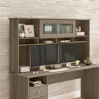 Gris cendré / Gris chiné / Blanc / Gris moderne – Armoire de rangement de bureau, 1 personne