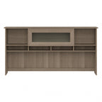 Gris cendré / Gris chiné / Blanc / Gris moderne – Armoire de rangement de bureau, 1 personne