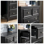 Commode moderne à 6 tiroirs, Organisateur de placards à 6 tiroirs - 31,50 * 15,75 * 44,29