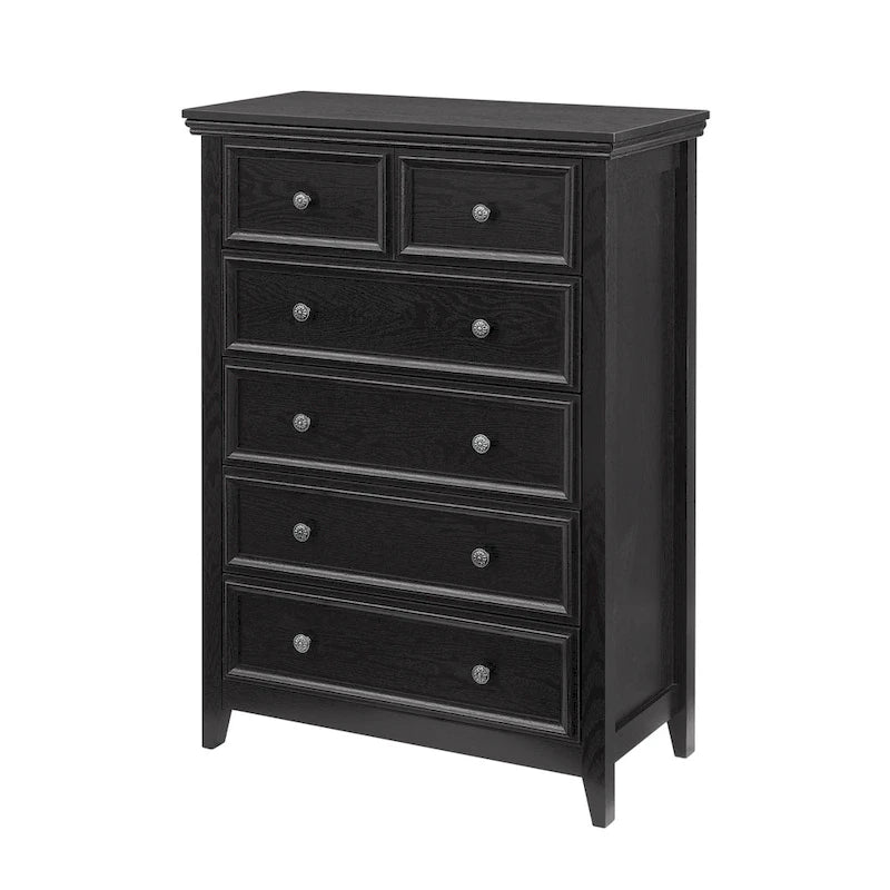 Commode moderne à 6 tiroirs, Organisateur de placards à 6 tiroirs - 31,50 * 15,75 * 44,29