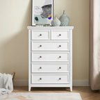 Commode moderne à 6 tiroirs, Organisateur de placards à 6 tiroirs - 31,50 * 15,75 * 44,29