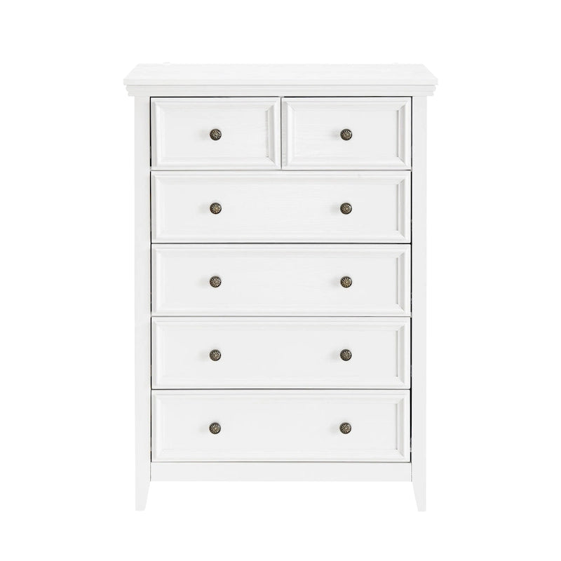 Commode moderne à 6 tiroirs, Organisateur de placards à 6 tiroirs - 31,50 * 15,75 * 44,29