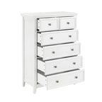 Commode moderne à 6 tiroirs, Organisateur de placards à 6 tiroirs - 31,50 * 15,75 * 44,29