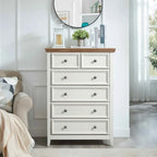 Commode moderne à 6 tiroirs, Organisateur de placards à 6 tiroirs - 31,50 * 15,75 * 44,29