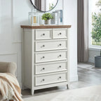 Commode moderne à 6 tiroirs, Organisateur de placards à 6 tiroirs - 31,50 * 15,75 * 44,29