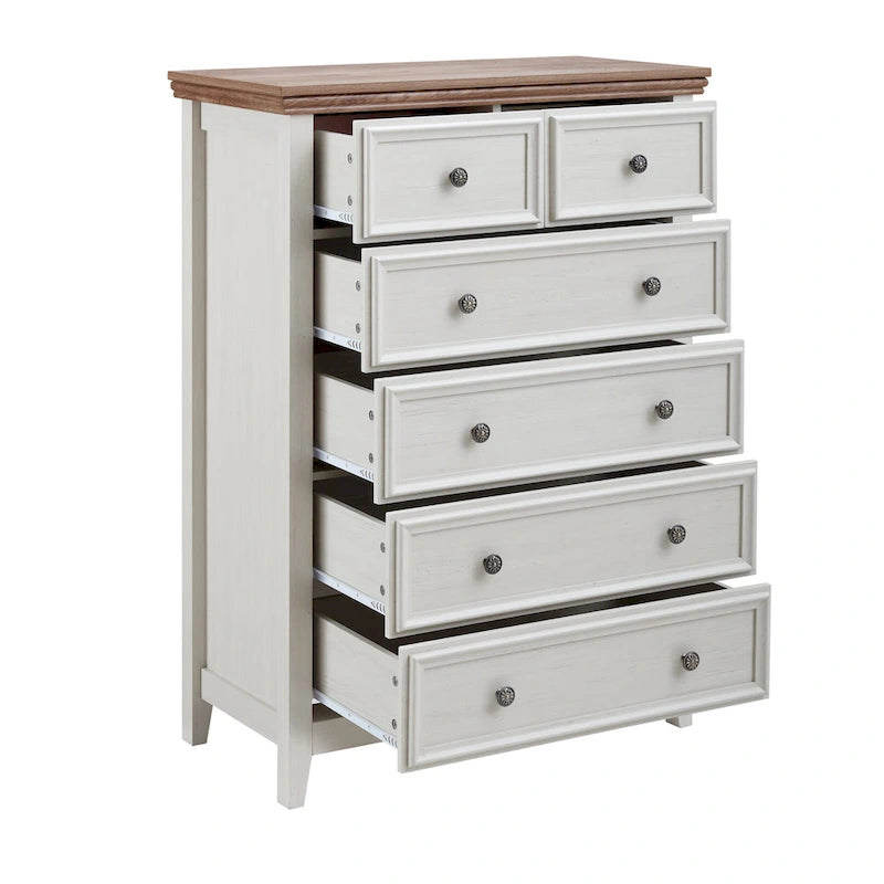 Commode moderne à 6 tiroirs, Organisateur de placards à 6 tiroirs - 31,50 * 15,75 * 44,29