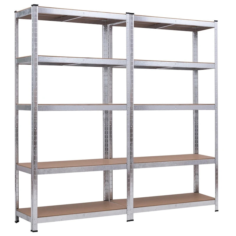 Étagère de rangement robuste en acier à 5 niveaux pour garage, 90,17 x 40,03 x 180,34 cm (L x l x H)