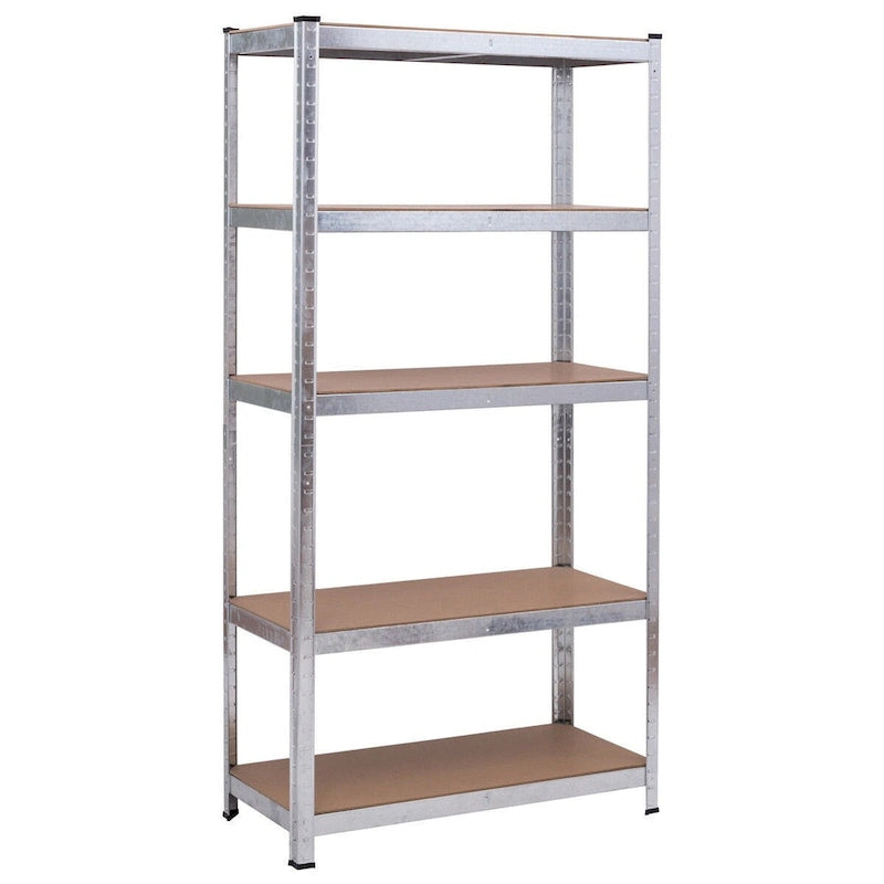 Étagère de rangement robuste en acier à 5 niveaux pour garage, 90,17 x 40,03 x 180,34 cm (L x l x H)