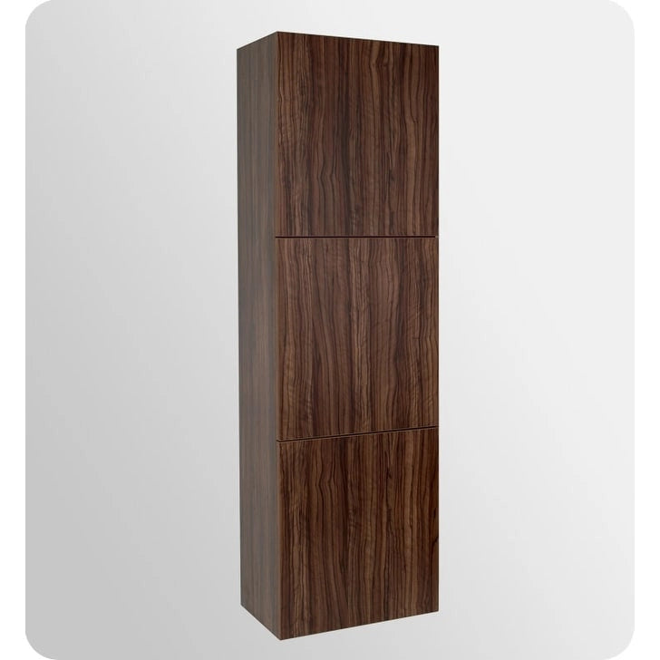 Armoire à linge de salle de bain autoportante à 3 rangements de 59 po