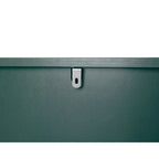 Table d'appoint en rotin à 3 tiroirs Noyer / Noir / Bleu / Naturel / Vert foncé – Utilisation par 1 personne