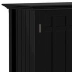 BUFFET TRANSITIONNEL 54 po en BOIS MASSIF avec casier à vin - 17 P x 54 L x 36 H