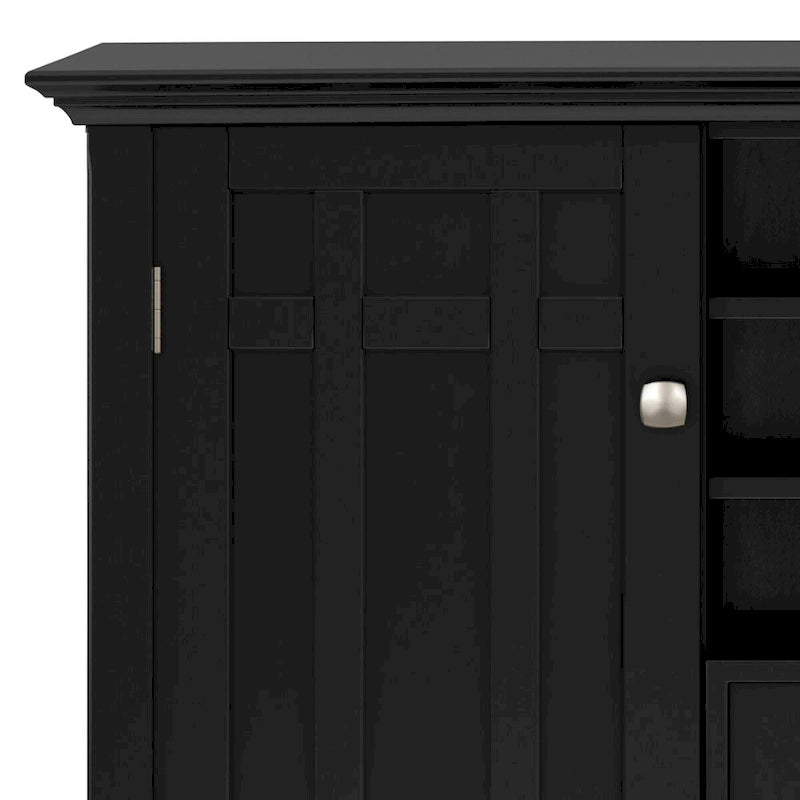 BUFFET TRANSITIONNEL 54 po en BOIS MASSIF avec casier à vin - 17 P x 54 L x 36 H