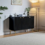 Buffet 3 portes (Noir/Marine/Blanc)