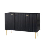 Buffet 3 portes (Noir/Marine/Blanc)