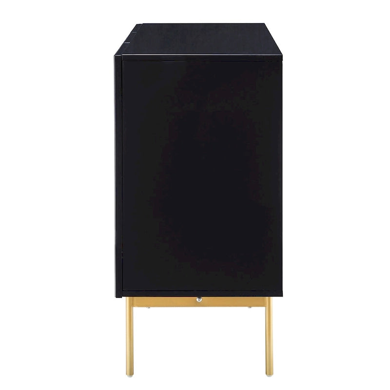 Buffet 3 portes (Noir/Marine/Blanc)