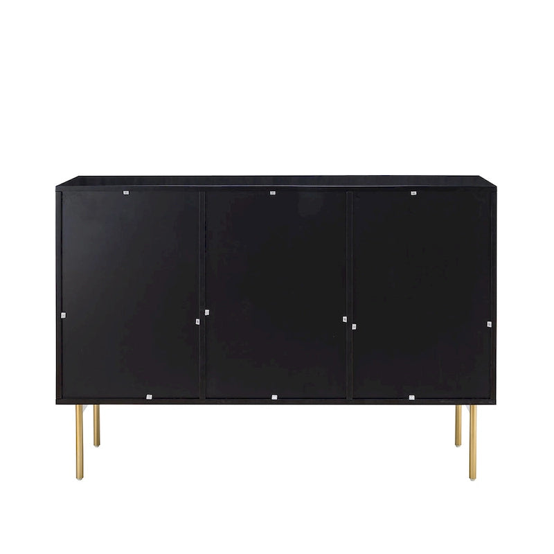 Buffet 3 portes (Noir/Marine/Blanc)