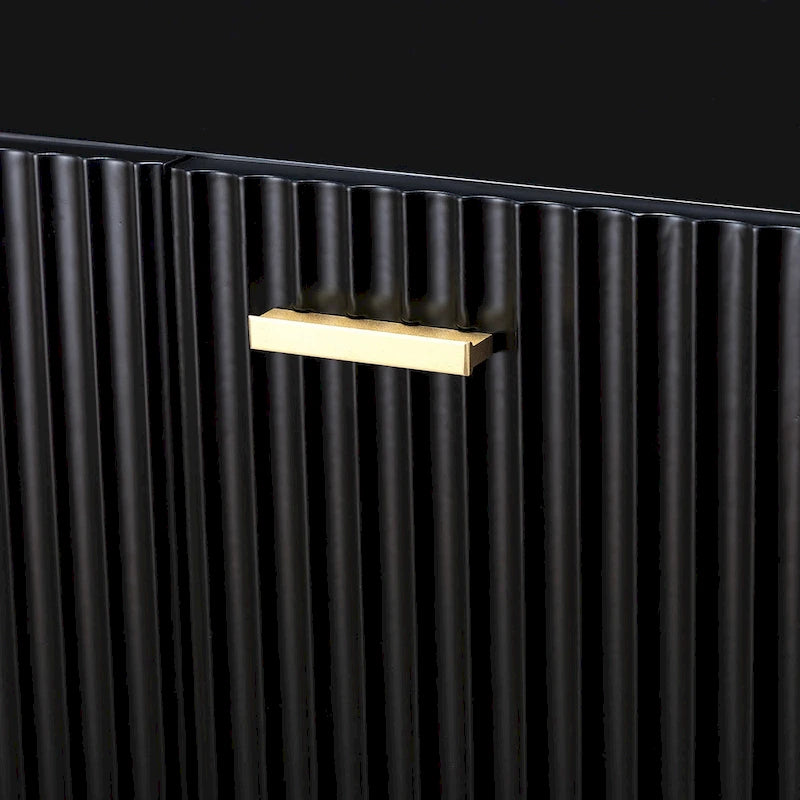 Buffet 3 portes (Noir/Marine/Blanc)