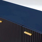 Buffet 3 portes (Noir/Marine/Blanc)