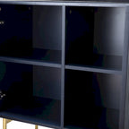 Buffet 3 portes (Noir/Marine/Blanc)