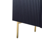 Buffet 3 portes (Noir/Marine/Blanc)