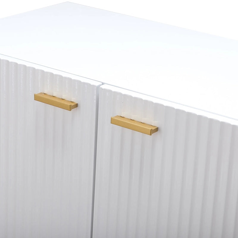 Buffet 3 portes (Noir/Marine/Blanc)