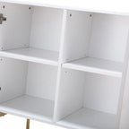 Buffet 3 portes (Noir/Marine/Blanc)