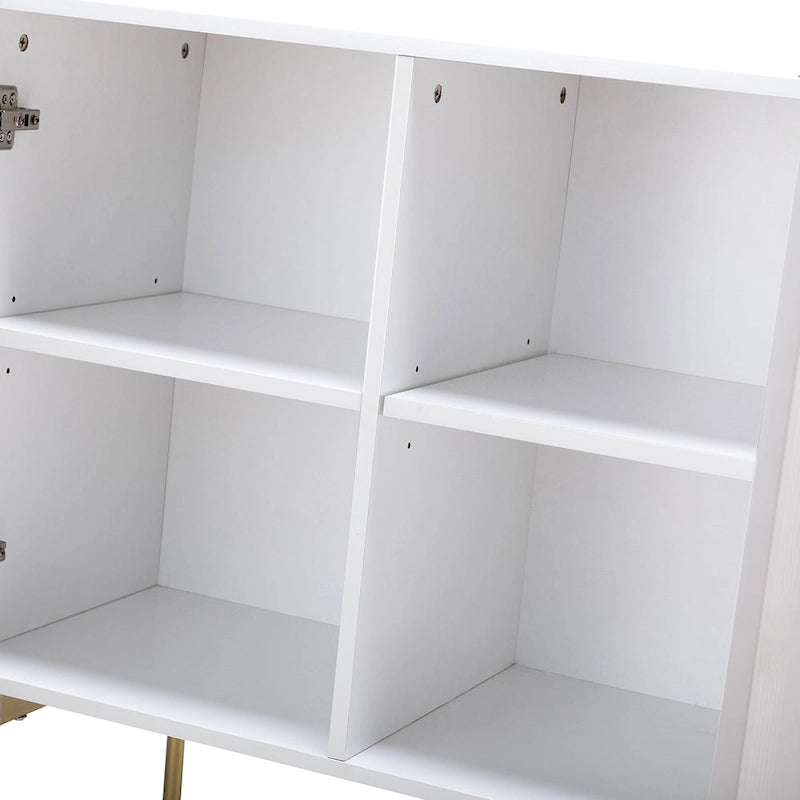 Buffet 3 portes (Noir/Marine/Blanc)