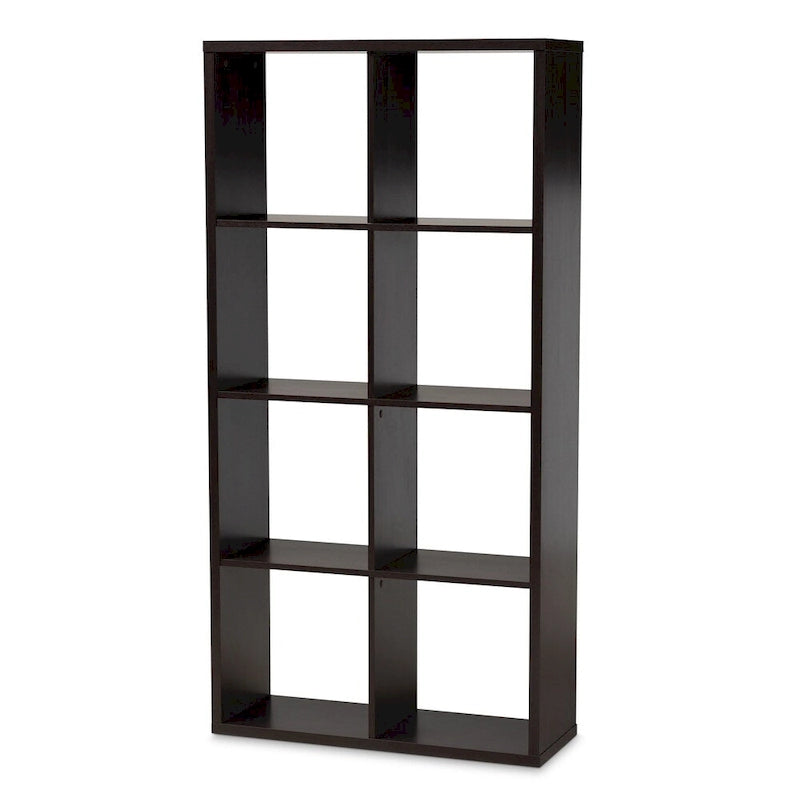 Étagère de rangement polyvalente à 8 compartiments, moderne et contemporaine