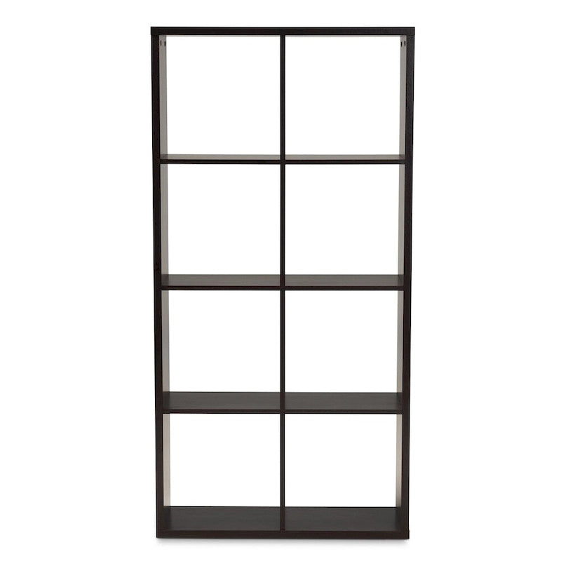 Étagère de rangement polyvalente à 8 compartiments, moderne et contemporaine