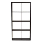 Étagère de rangement polyvalente à 8 compartiments, moderne et contemporaine