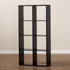 Étagère de rangement polyvalente à 8 compartiments, moderne et contemporaine
