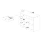 Armoire de rangement de cuisine traditionnelle en bois blanc par