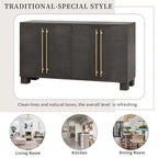 Buffet en bois de style traditionnel