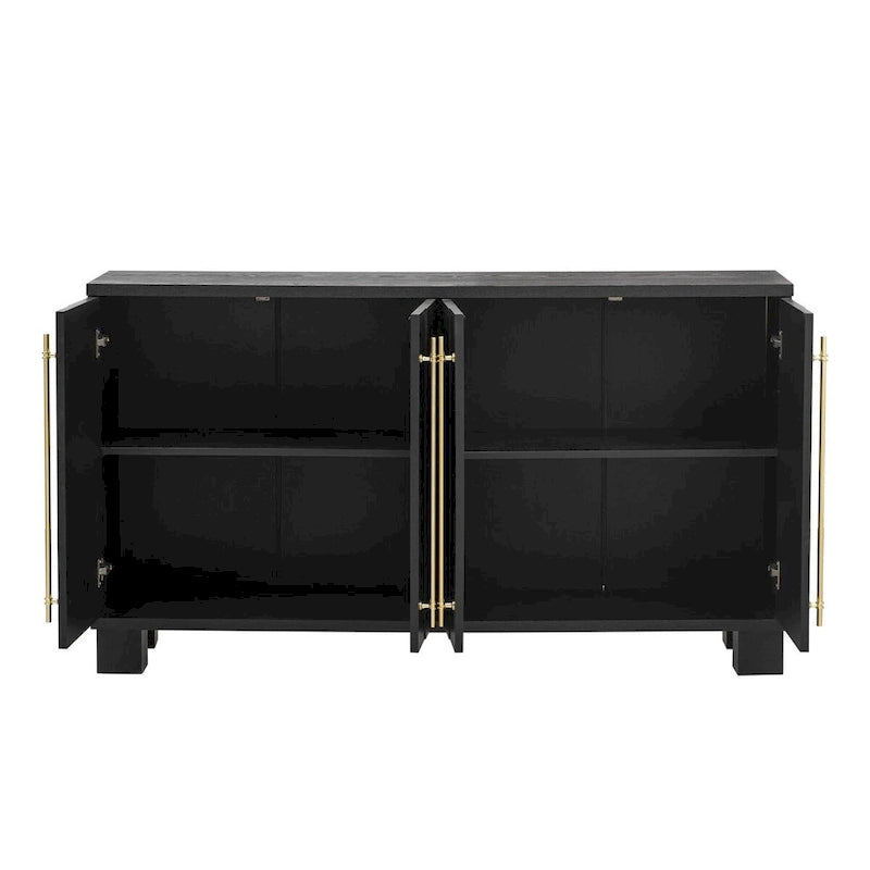 Buffet en bois de style traditionnel