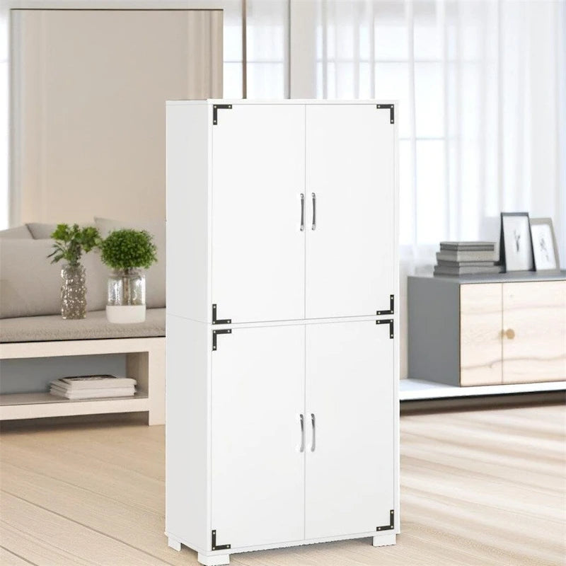 Armoire de cuisine avec 4 portes et étagères de rangement