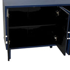 Armoire de rangement à 4 portes en MDF