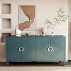 Armoire de rangement à 4 portes en MDF