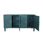 Armoire de rangement à 4 portes en MDF