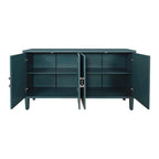 Armoire de rangement à 4 portes en MDF
