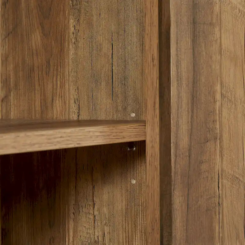 Meuble de rangement style grange avec portes coulissantes