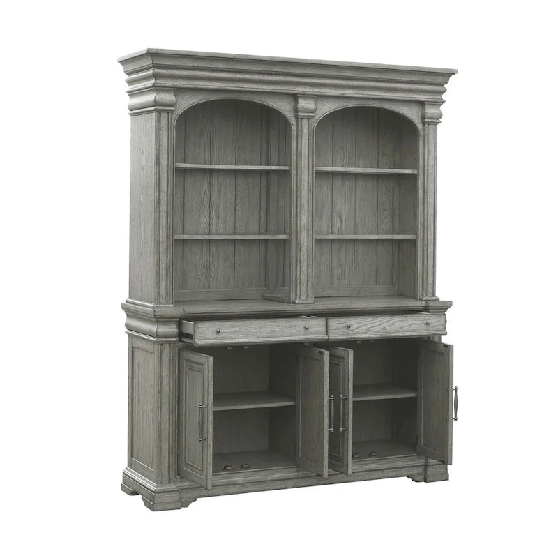 Armoire serveur grise – 4 portes 2 tiroirs, unité simple